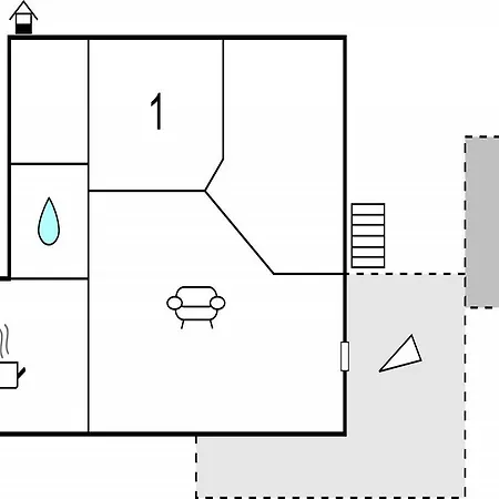 One-bedroom In Apartman *